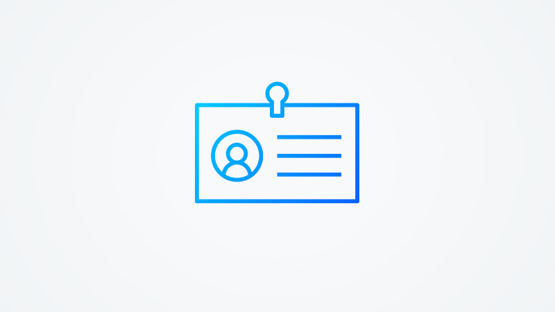 Account profile photo and information