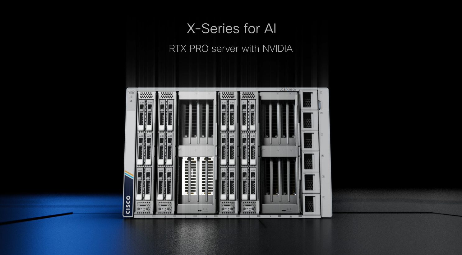 Rendering of UCS X-Series Servers