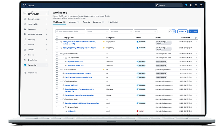 illustration  on desktop screen all workflow runs in one place 