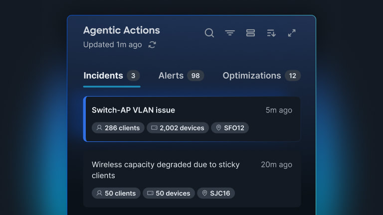Cisco Meraki dashboard showing 77.40% successful connects and 80.54% authentication failure rate with RADIUS timeout insights. 