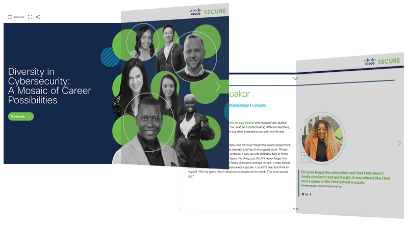 Diversity in cybersecurity e-book shows mosaic of career possibilities