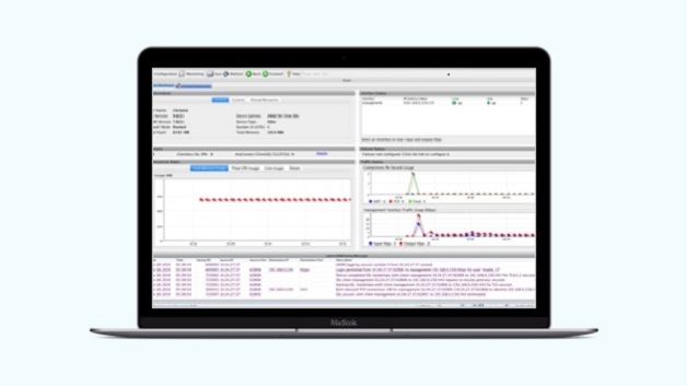 Cisco Adaptive Security Device Manager (ASDM) dashboard interface