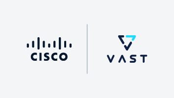 Cisco and VAST logos
