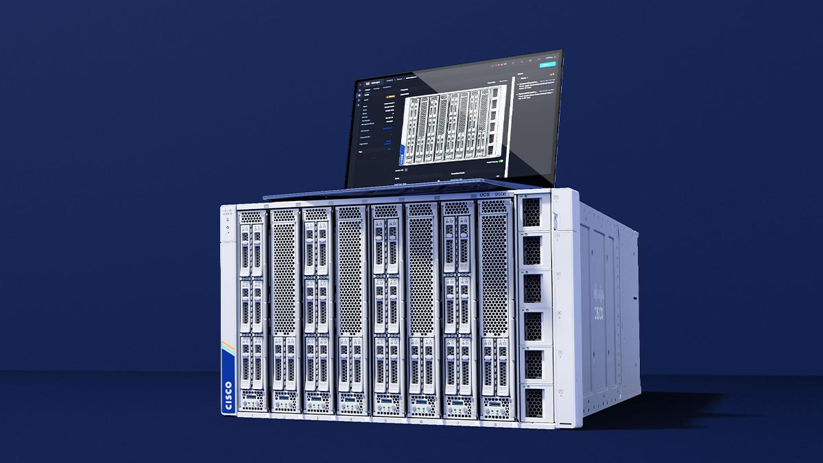 Image of a Cisco UCS X-Series modular system