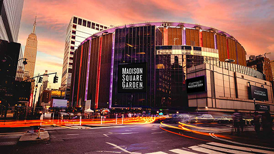 Outside profile of Madison Square Garden