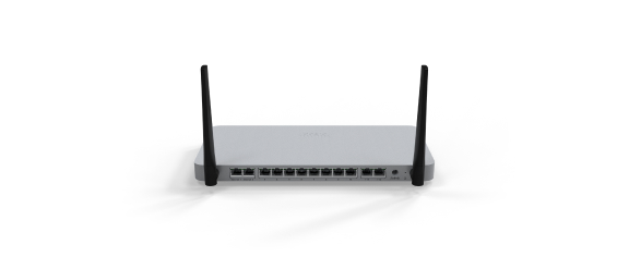 Rear view of Cisco Meraki MX68W SD-WAN